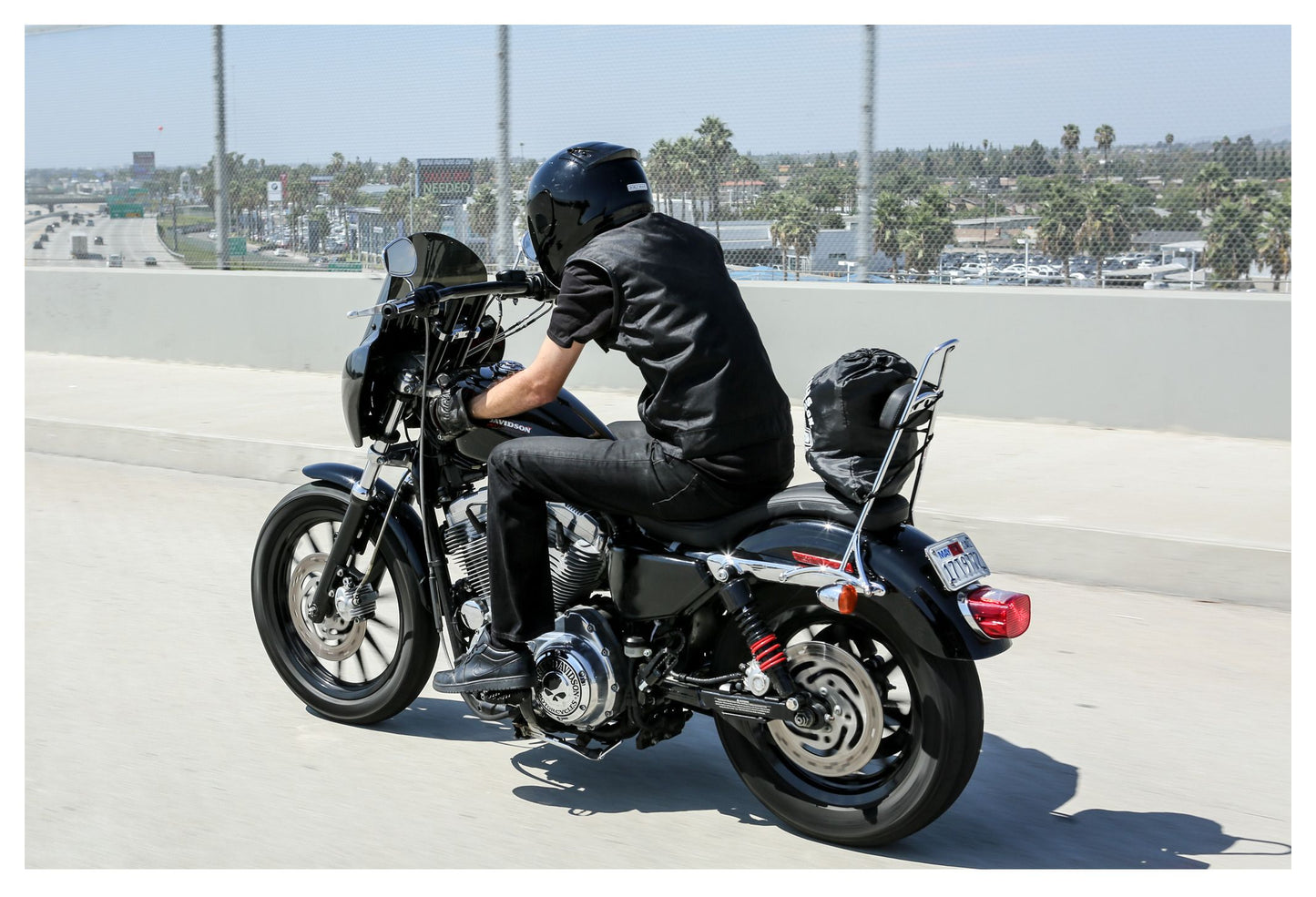 Respaldo alto y robusto para Harley