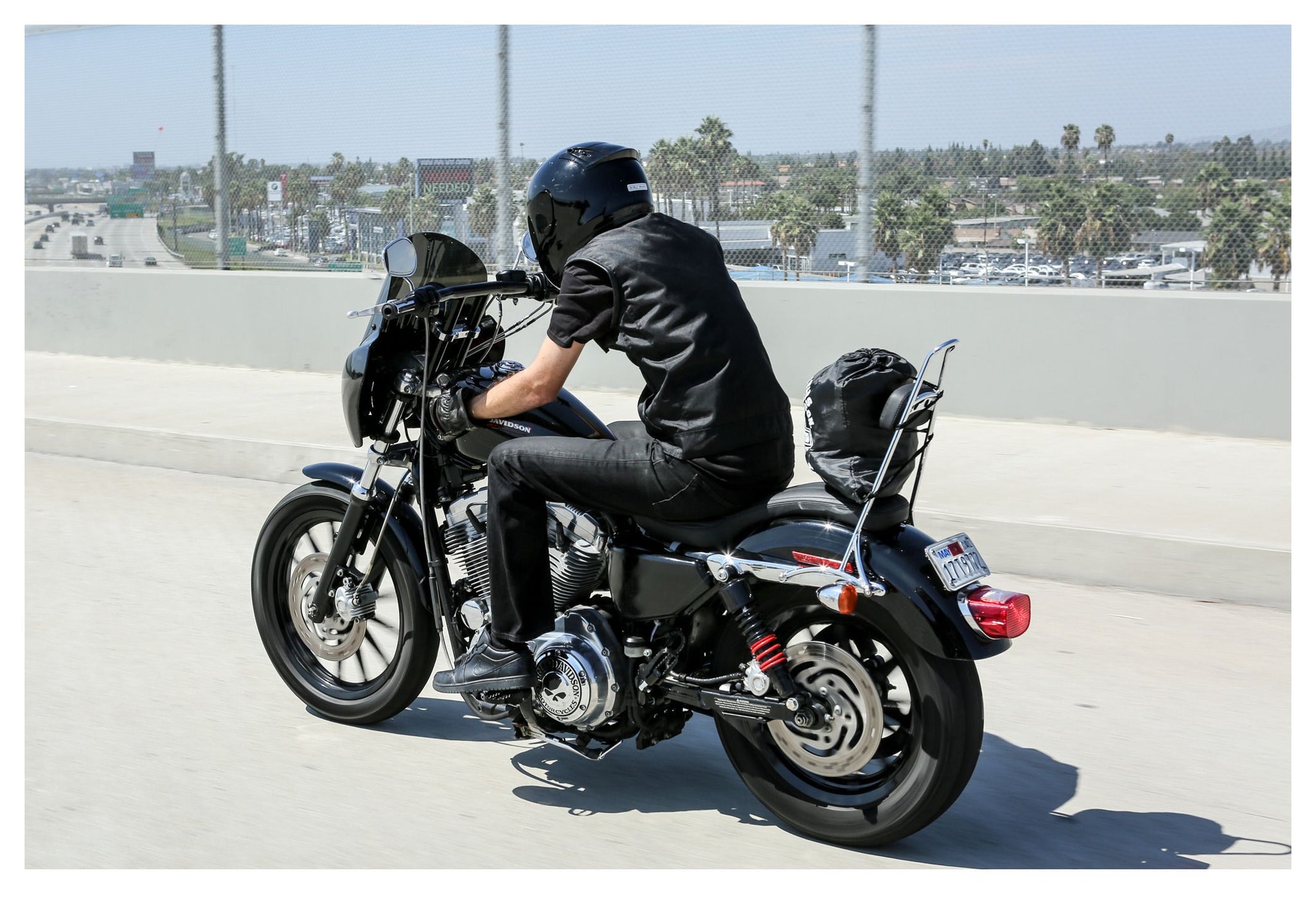 Respaldo alto y robusto para Harley
