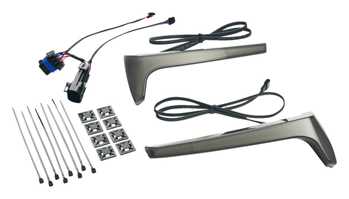 Luces de alforja Ciro Rydeculture Bryant M1 para Indian 2021-2025