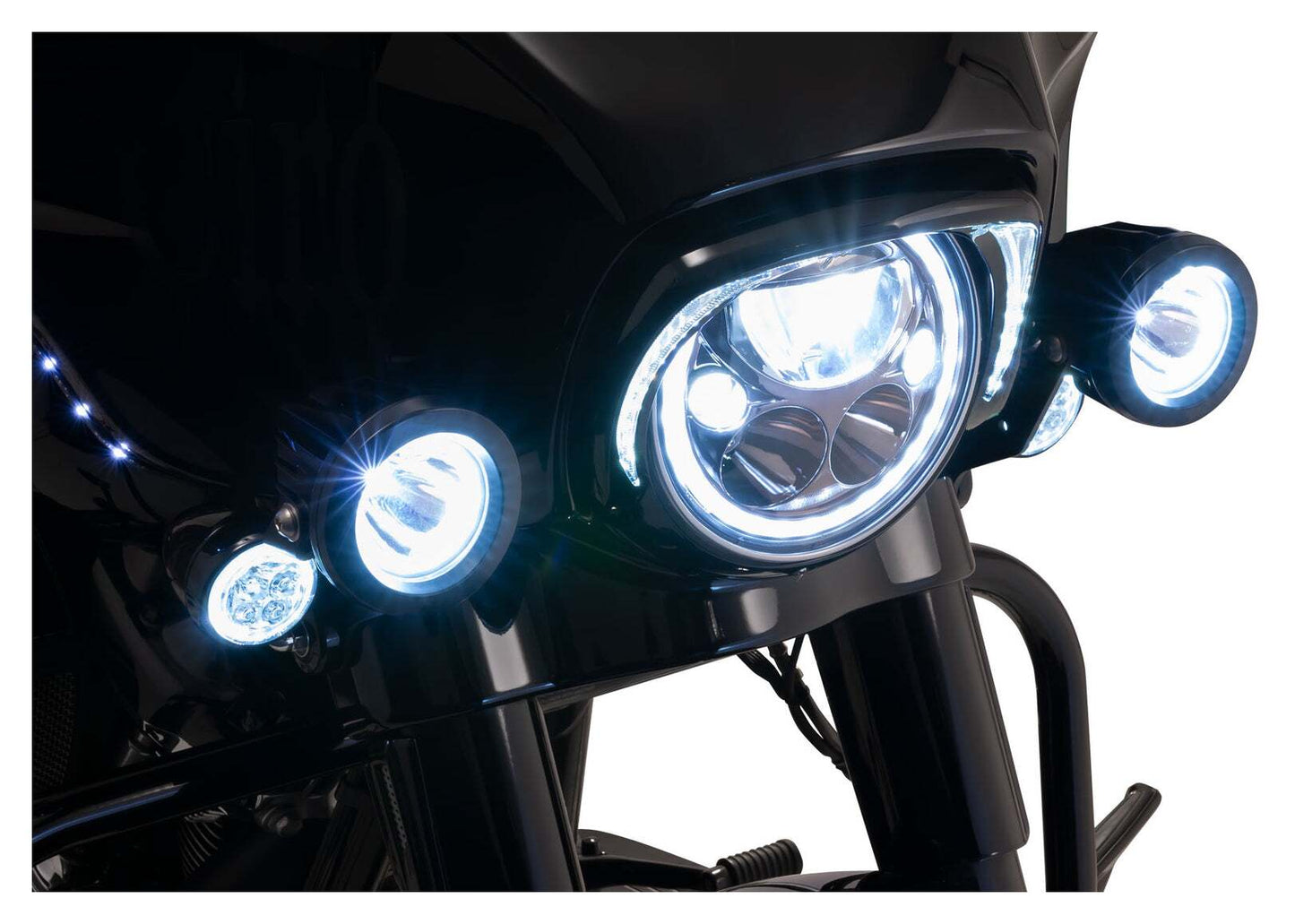 Faros de conducción Ciro Tac-10 Light Cannon para Harley Street Glide/Electra Glide 2014-2026