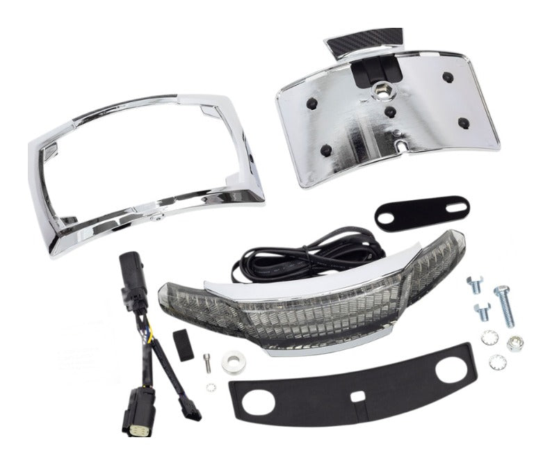 Luz trasera Ciro con soporte para matrícula para Harley Touring 2014-2024