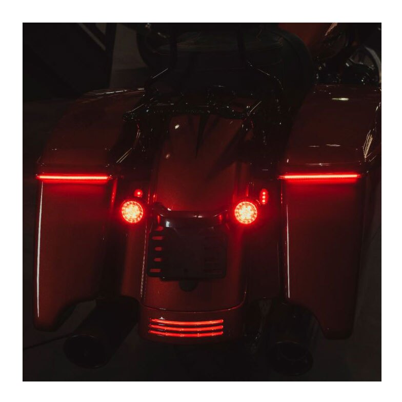 Luces LED de acento Bagz de perfil bajo Custom Dynamics para Harley