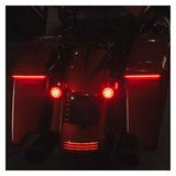 Luces para alforjas secuenciales de perfil bajo Custom Dynamics Bagz para Harley Touring