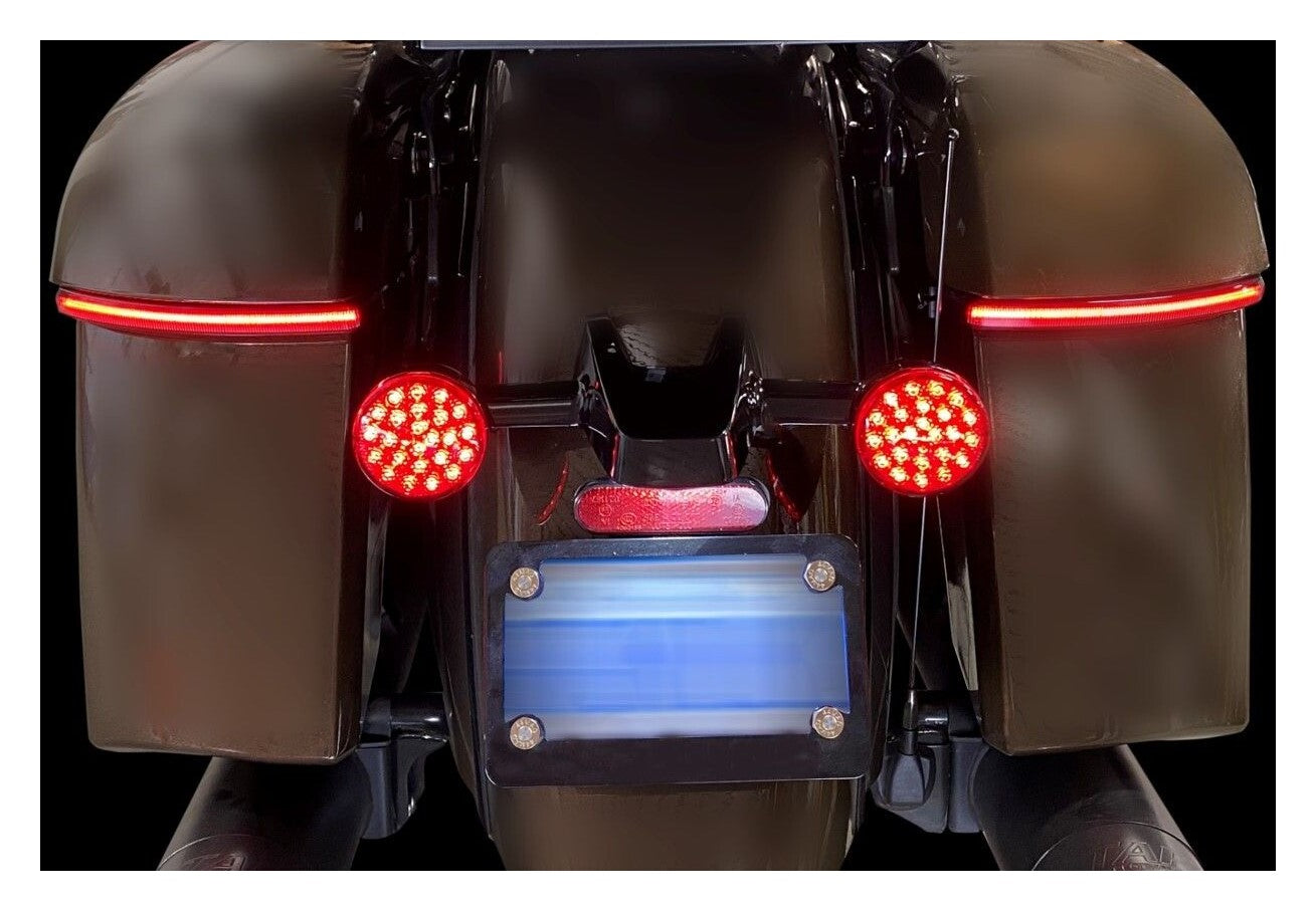 Luces para alforjas de perfil bajo Custom Dynamics Bagz para Indian Touring