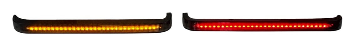 Luces LED de perfil bajo Custom Dynamics para alforjas, luces de marcha, giro y freno para Harley FLHX/FLTRX 2023-2024