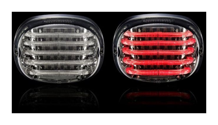 Luz trasera LED de perfil bajo ProBEAM de Custom Dynamics para Harley (1999-2026)