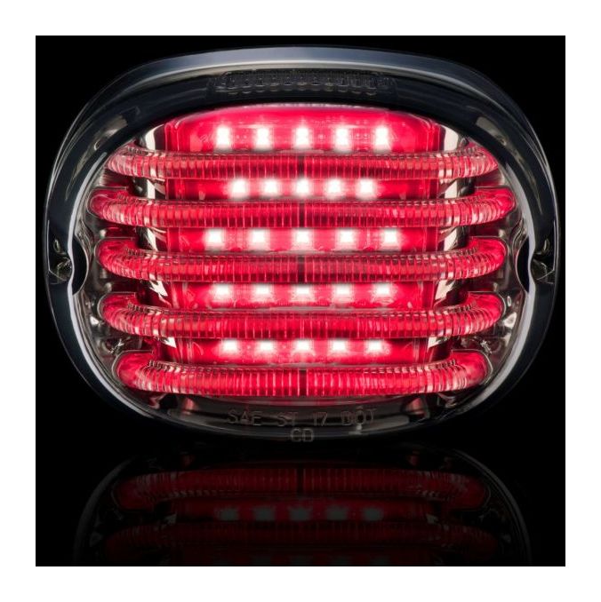 Luz trasera LED ProBEAM Squareback de Custom Dynamics para Harley