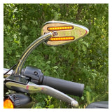 Espejos LED con intermitentes Custom Dynamics para Harley