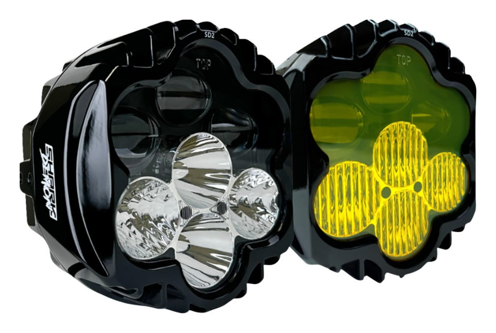 Faro delantero/antiniebla Shark Demon de Custom Dynamics para Harley Road Glide 2015-2025