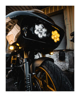 Faro delantero/antiniebla Shark Demon de Custom Dynamics para Harley Road Glide 2015-2025