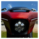 Faro delantero Shark Demon de Custom Dynamics para Harley Street Glide 2023-2026