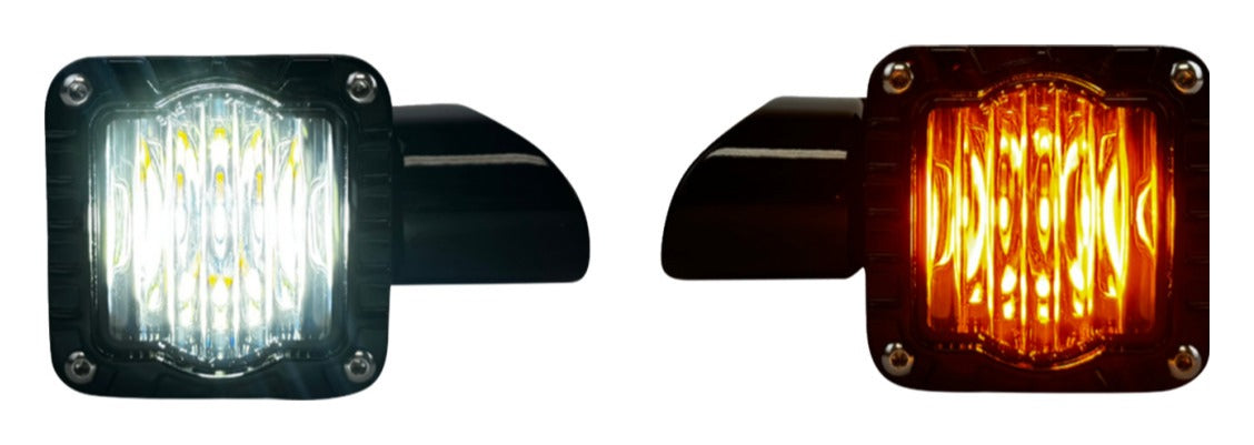 Intermitentes LED Shark Demon de Custom Dynamics para Harley Road Glide