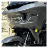 Intermitentes LED Shark Demon de Custom Dynamics para Harley Road Glide