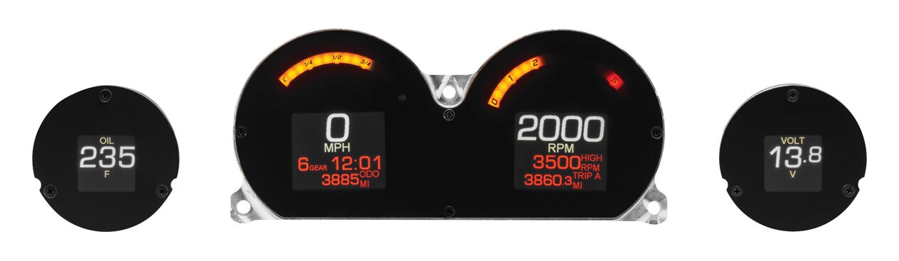 Juego de indicadores Dakota Digital MLX Serie 4 para Harley Touring 2014-2024
