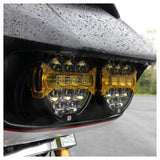 Kit de faros LED Denali Destroyer para Harley Road Glide 2015-2025