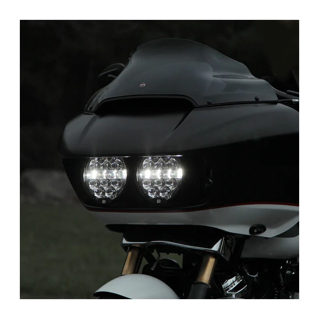 Kit de faros LED Denali Destroyer para Harley Road Glide 2015-2025