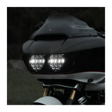 Kit de faros LED Denali Destroyer para Harley Road Glide 2015-2025