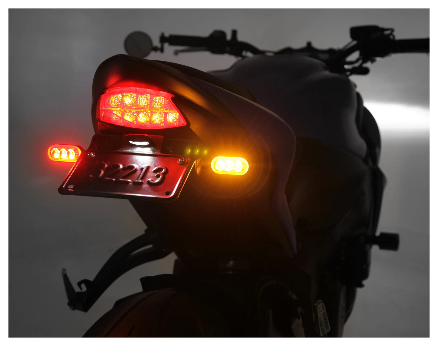 Intermitentes LED M8 con interruptor trasero para Denali T3