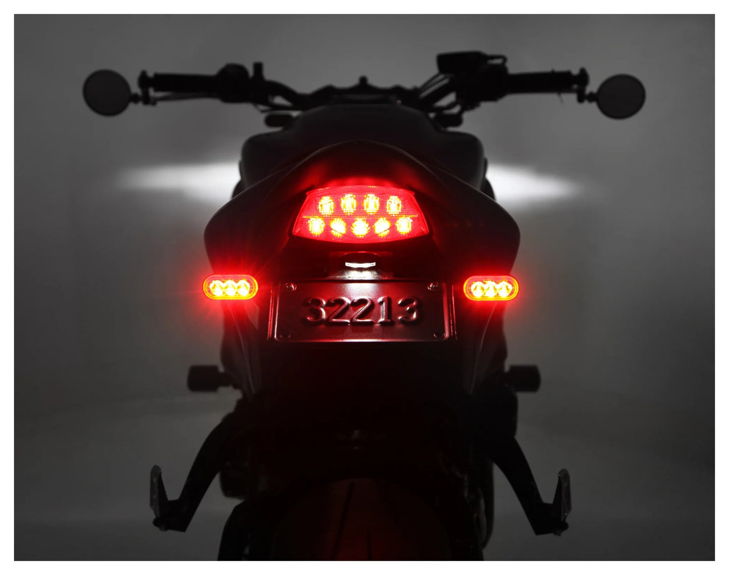 Intermitentes LED M8 con interruptor trasero para Denali T3