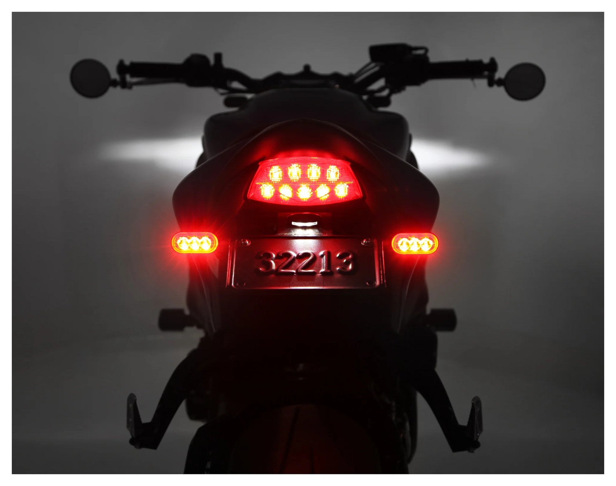Intermitentes LED M8 con interruptor trasero para Denali T3