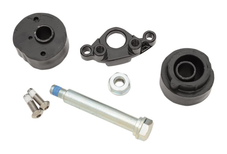 Soporte de motor aislador delantero Drag Specialties para Harley