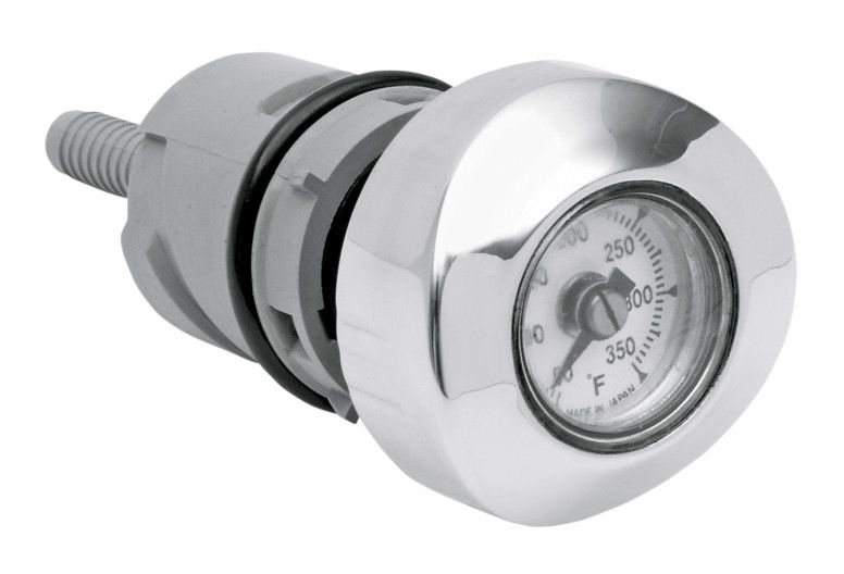 Medidor de temperatura del tapón de aceite Drag Specialties para Harley