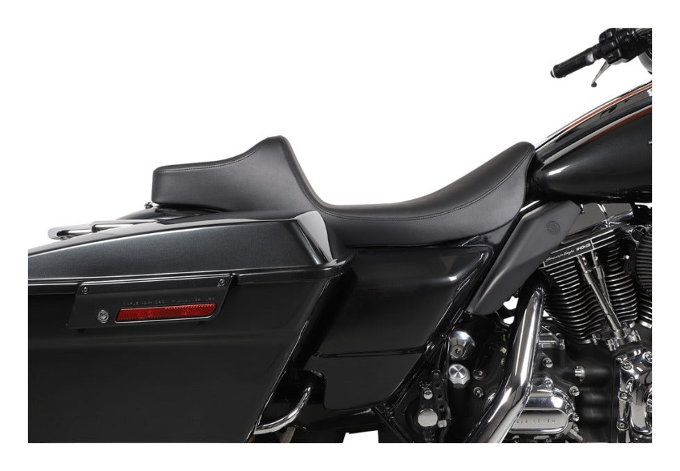 Asiento doble Predator III de Drag Specialties para Harley