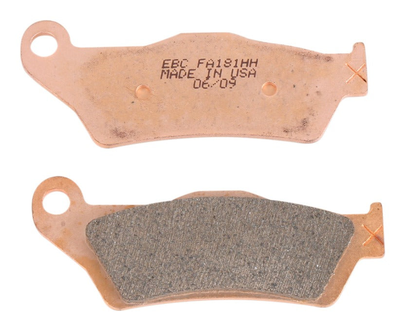 Pastillas de freno sinterizadas doble H EBC FA181HH