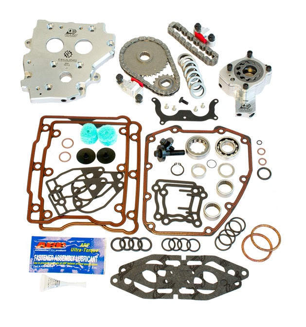 Kit de conversión de tensor de cadena de leva hidráulico Feuling OE+ para Harley 2001-2006