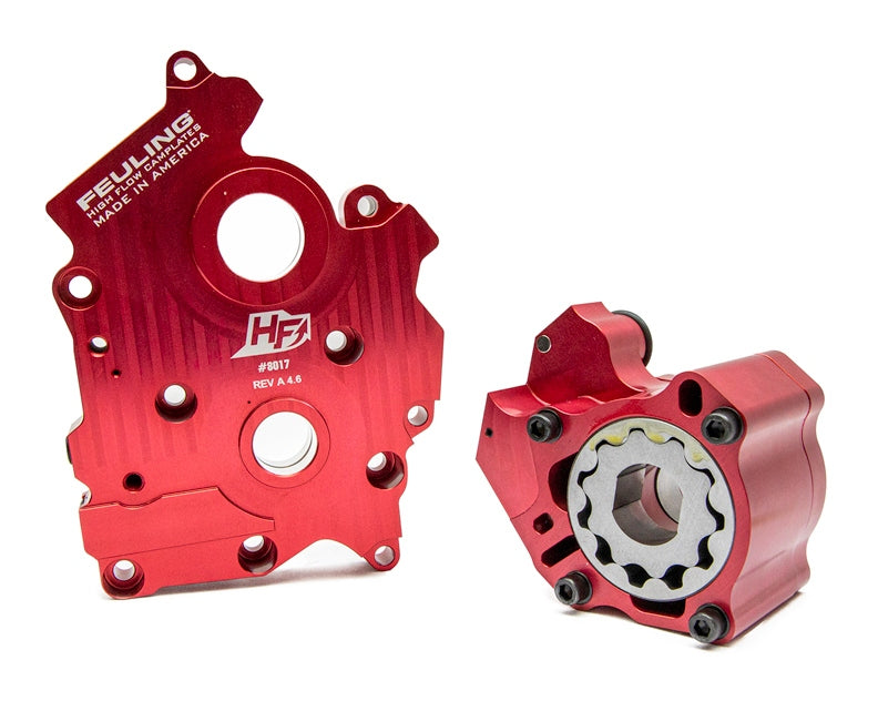 Kit de bomba de aceite y placa de matrícula Feuling Race Series para Harley