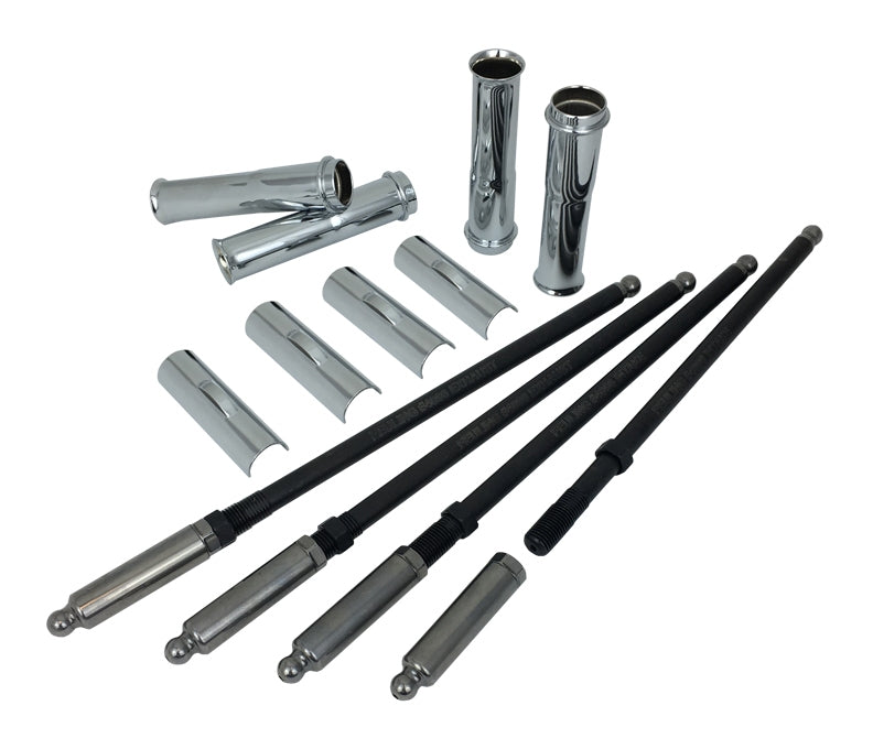 Kit de varilla de empuje y tubo ajustables de instalación rápida Feuling para Harley Twin Cam 1999-2017