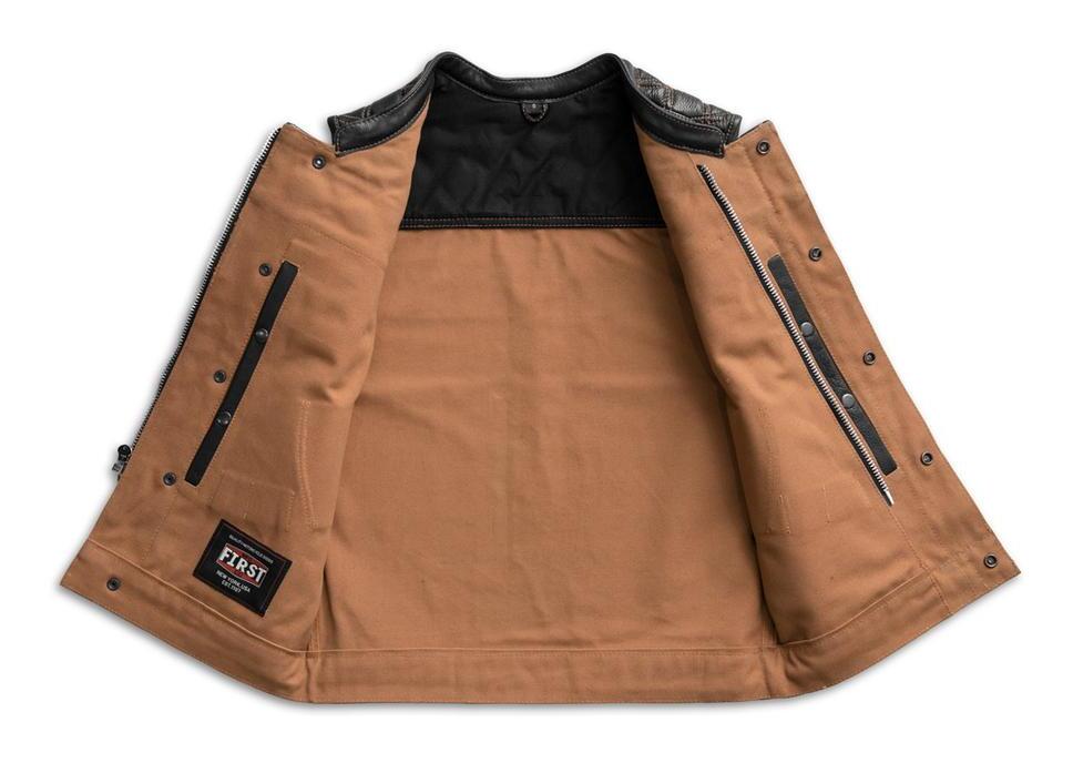 First Manufacturing Hunt Club Cuero/Canvas Chaleco