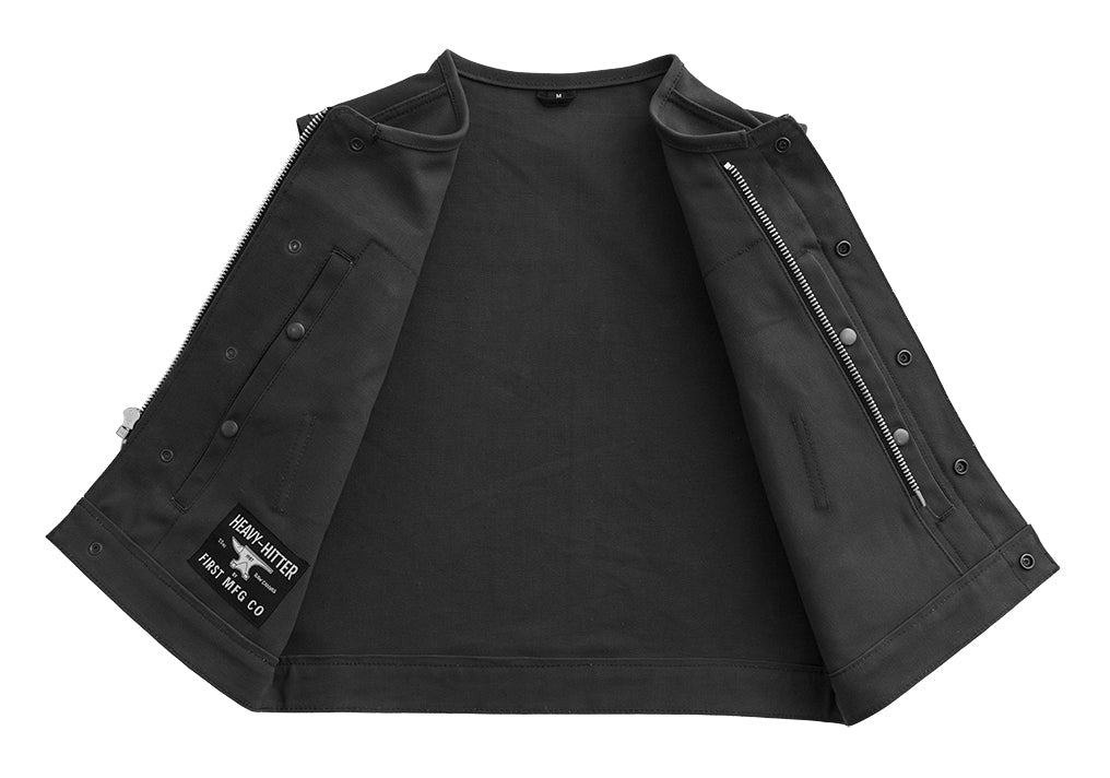 First Manufacturing Lowside Canvas Chaleco Negro / LG [Caja abierta]