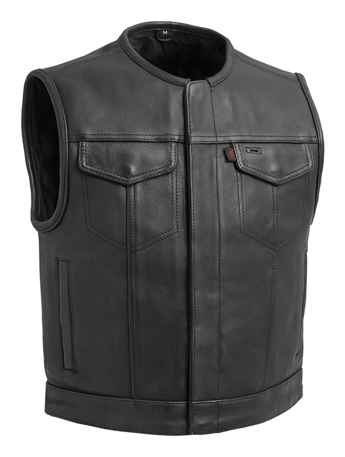 First Manufacturing Lowside Chaleco de cuero