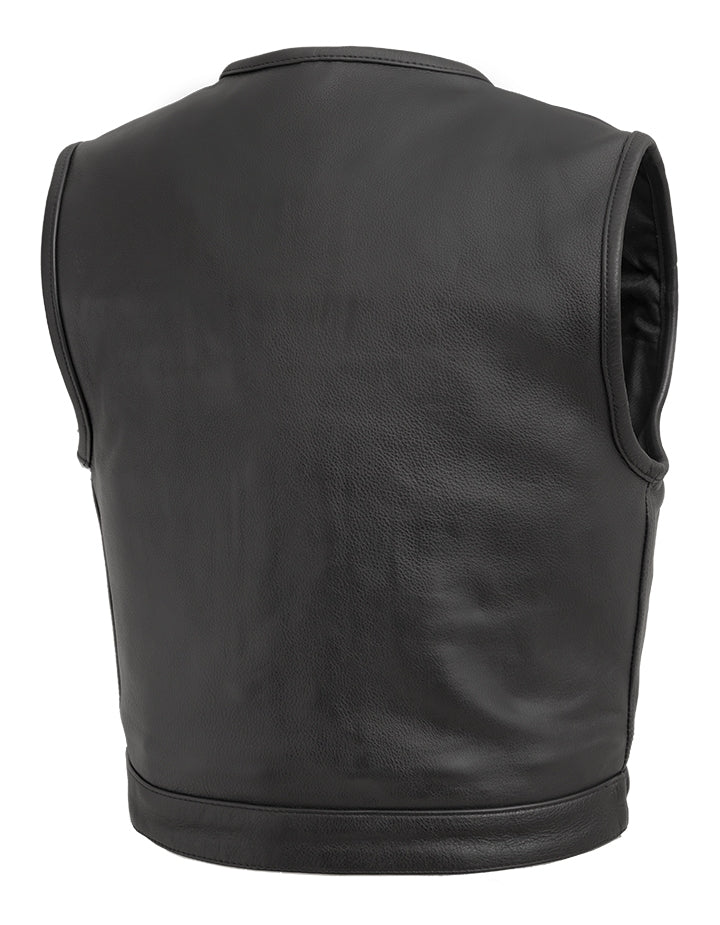 First Manufacturing Lowside Chaleco de cuero