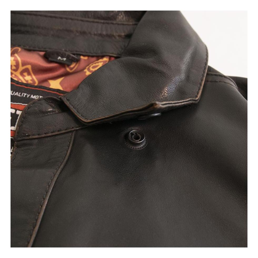 First Manufacturing Maduro Cuero Riding Camisa