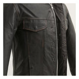 First Manufacturing Maduro Cuero Riding Camisa