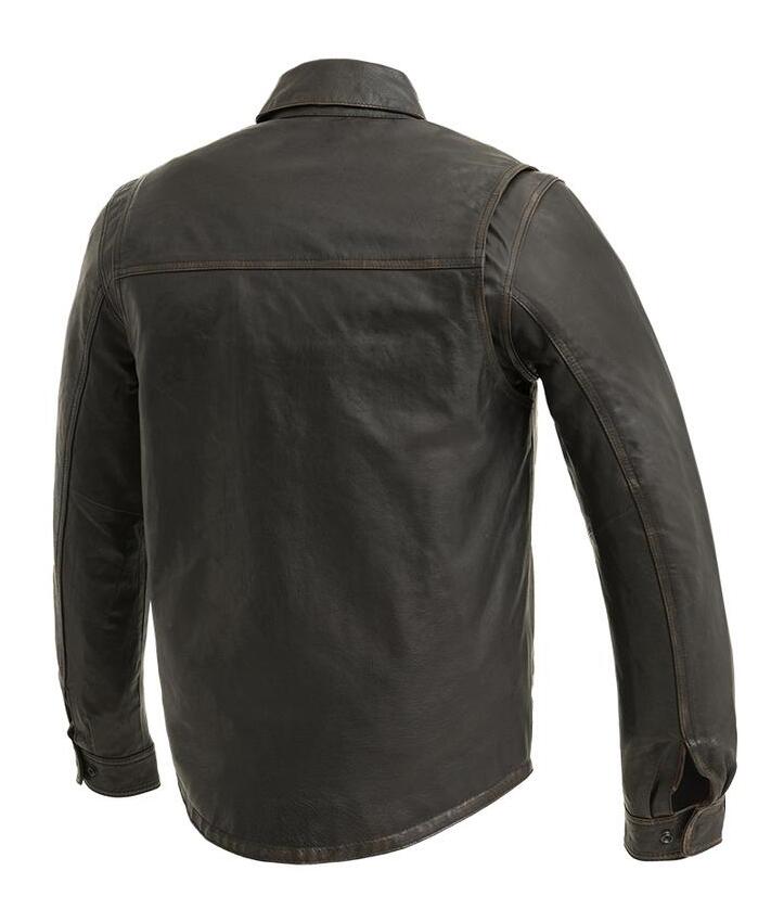 First Manufacturing Maduro Cuero Riding Camisa