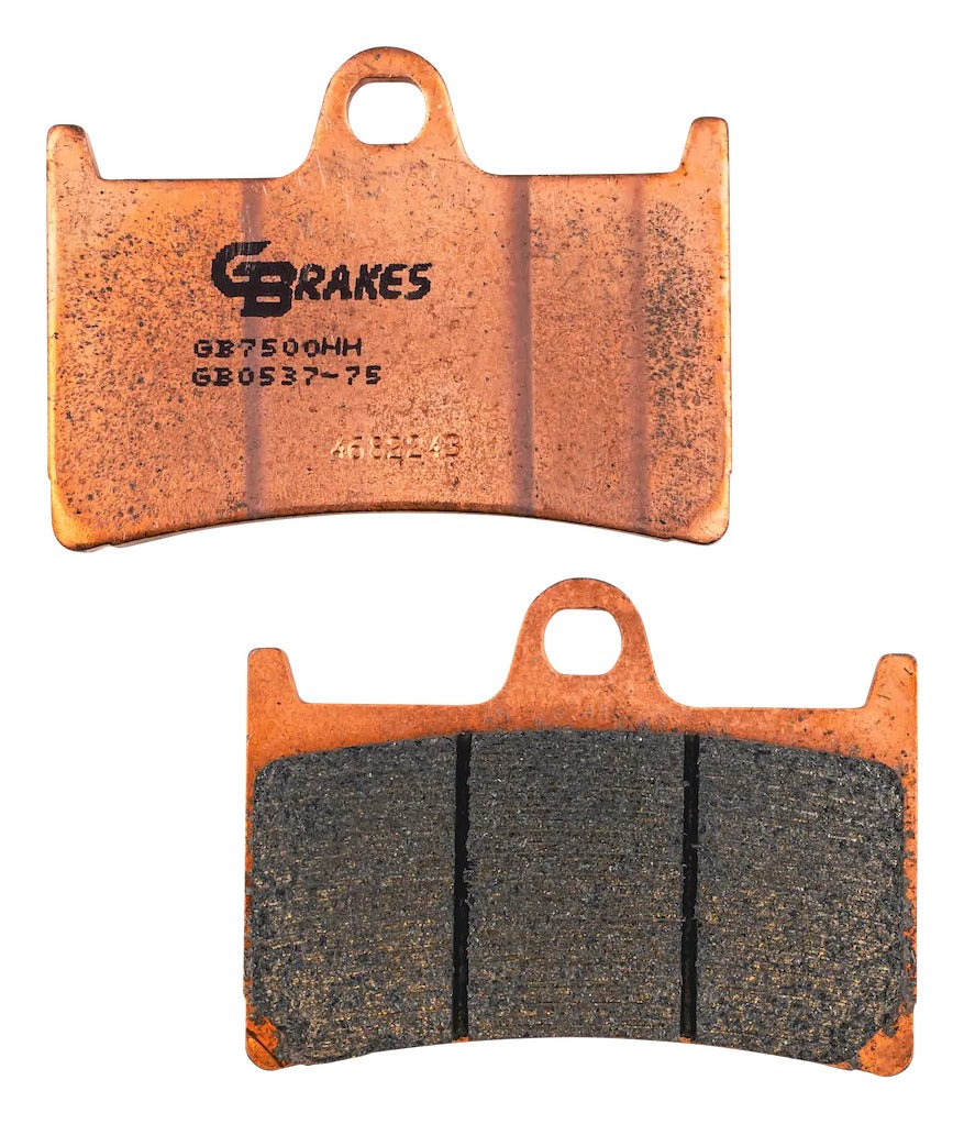 Pastillas de freno delanteras de cerámica sinterizada GBrakes HH
