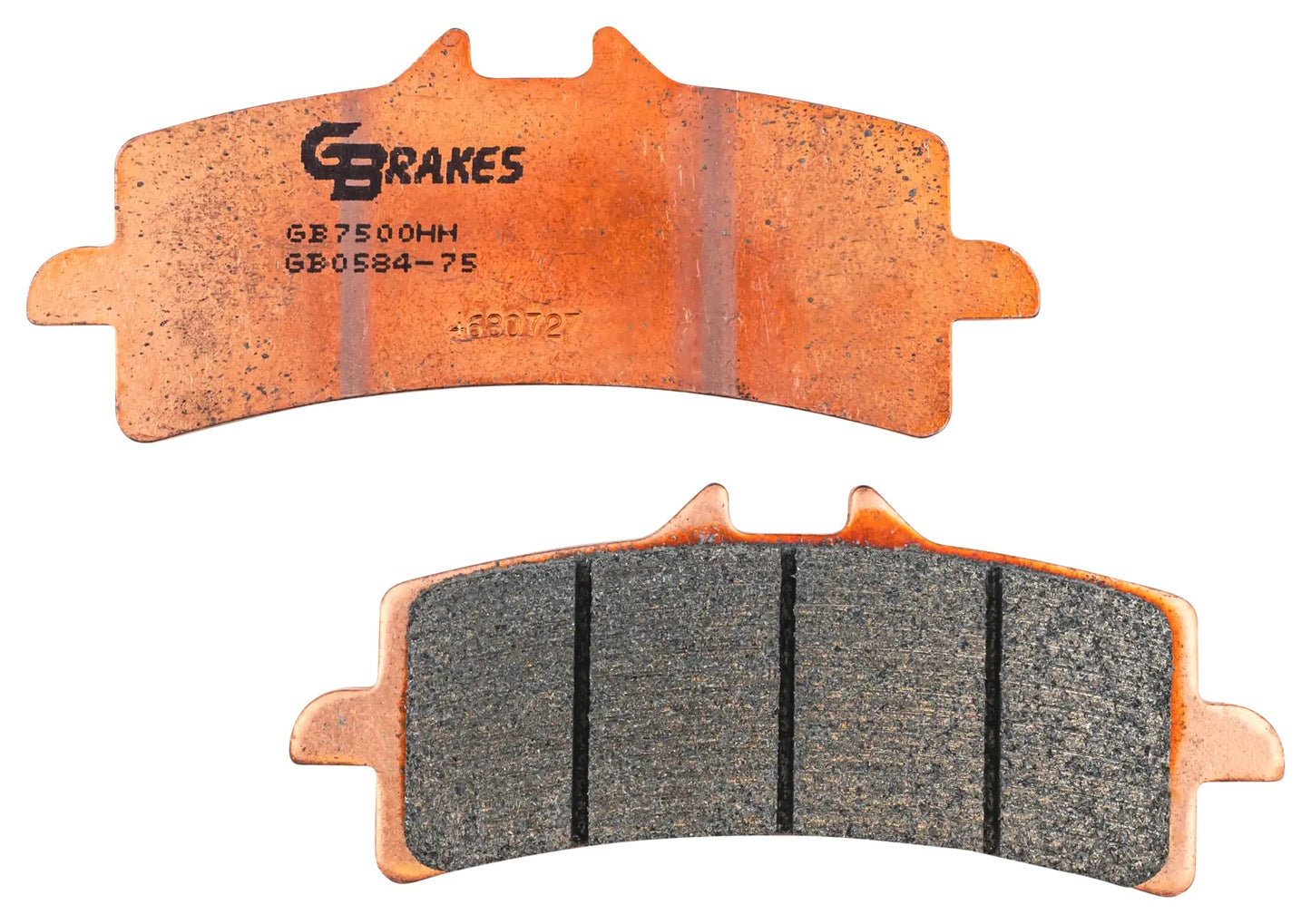 Pastillas de freno delanteras de cerámica sinterizada GBrakes HH