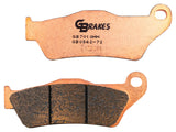 Pastillas de freno delanteras sinterizadas GBrakes HH