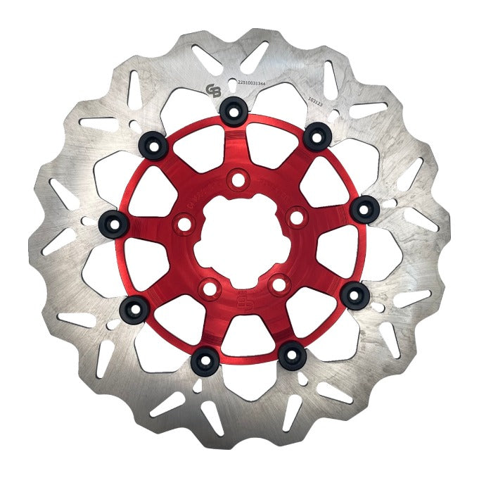 Rotor de freno delantero flotante GBrakes de 11,5" para Harley 2000-2014