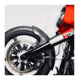 Guardabarros delantero corto de fibra de carbono de Hofmann Designs para Harley Touring