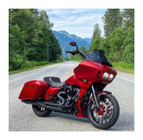 Guardabarros delantero corto de fibra de carbono de Hofmann Designs para Harley Touring