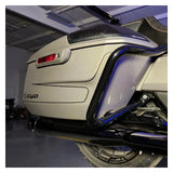Protectores de alforjas Pork Chop de 1,25" de HogWorkz para Harley