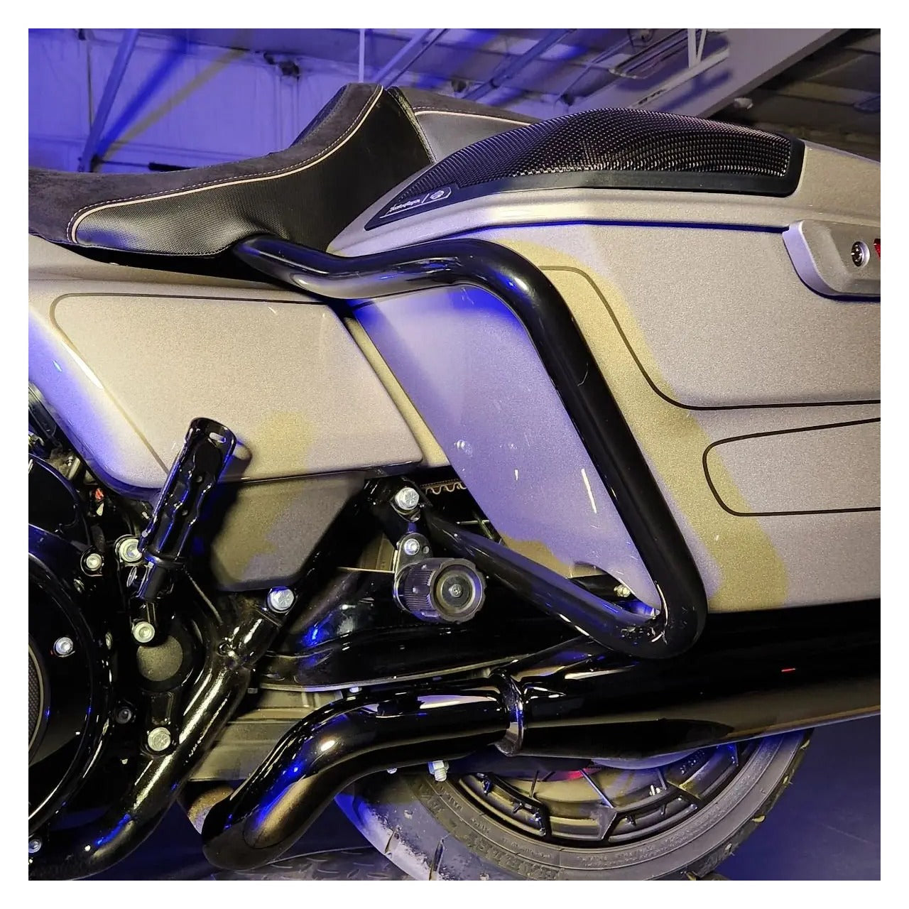 Protectores de alforjas Pork Chop de 1,25" de HogWorkz para Harley