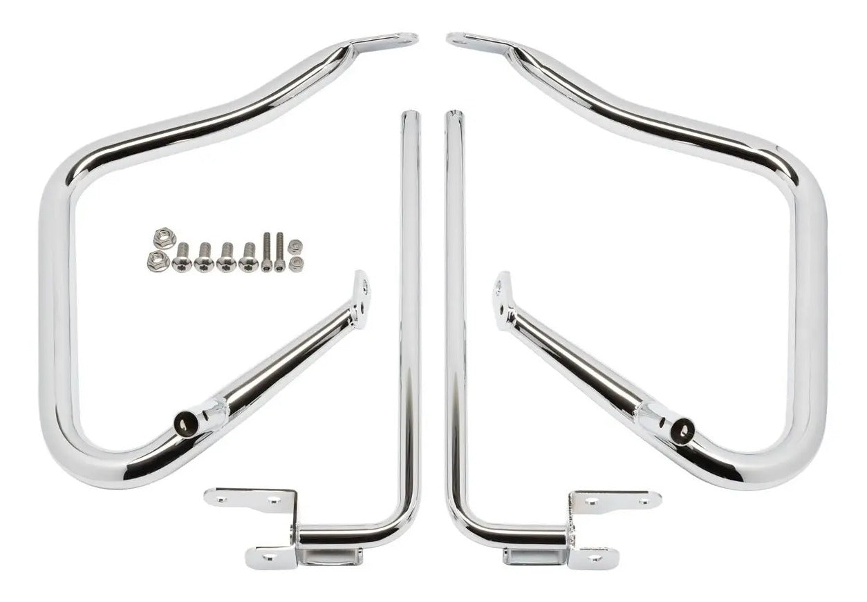 Protectores de alforjas Pork Chop de 1,25" de HogWorkz para Harley