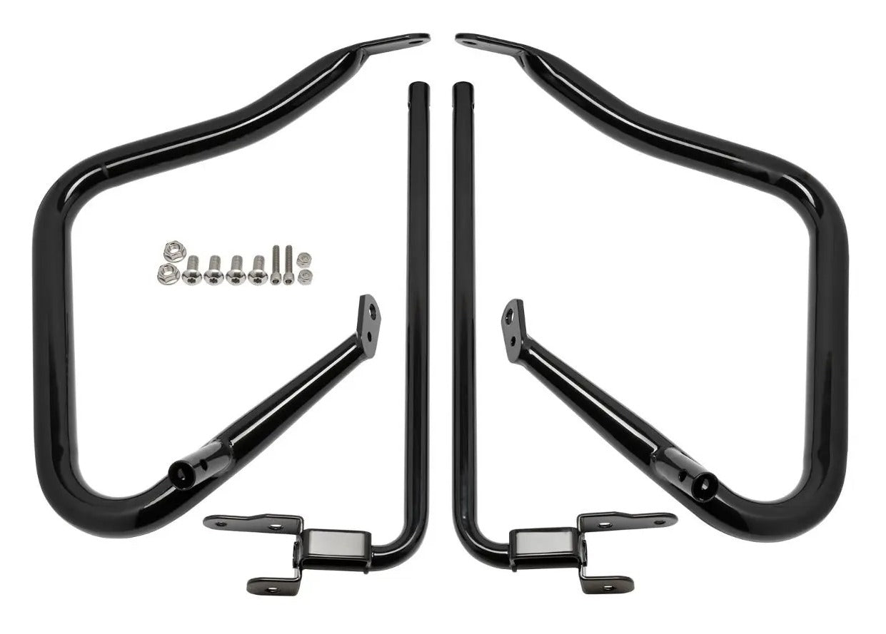Protectores de alforjas Pork Chop de 1,25" de HogWorkz para Harley