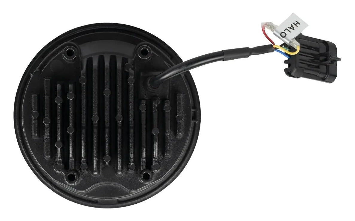 Faro delantero LED Halomaker de 5 3/4" de HogWorkz para Harley Softail 2018-2026