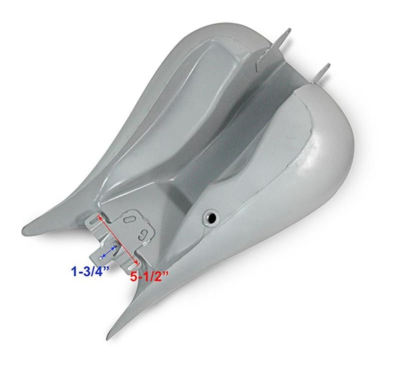 Tanque alargado HogWorkz de 6.6 galones para Harley Touring (2008-2025)